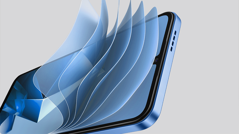 Infinix Hot 60i – ekran 120 Hz z wąskimi ramkami, wysoka czytelność