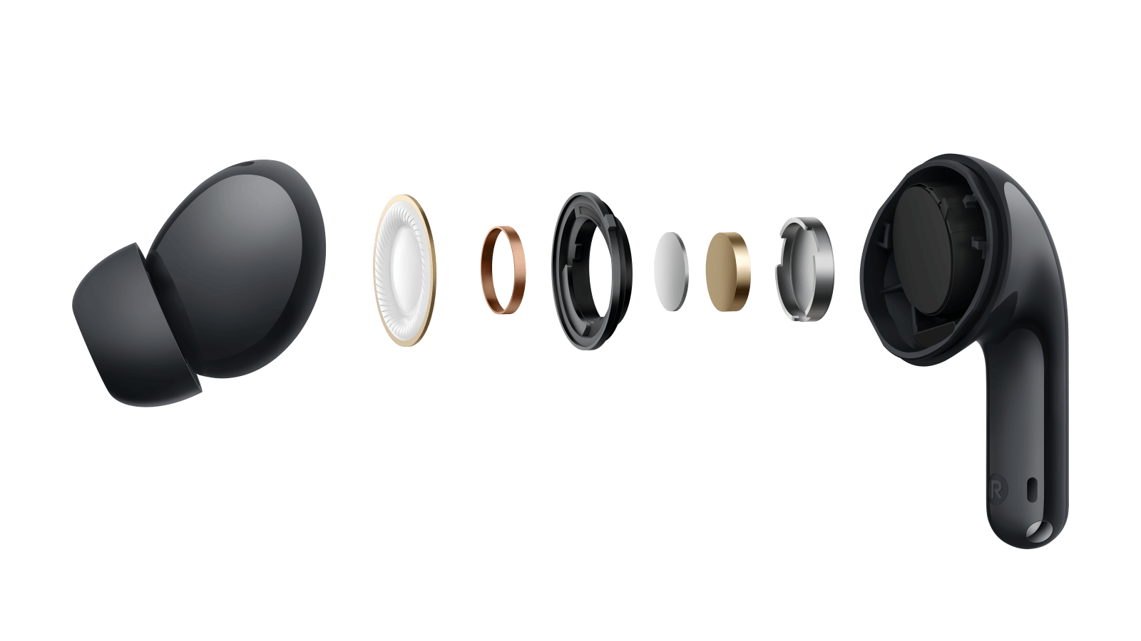 Redmi Buds 8 Lite - Ergonomiczny design