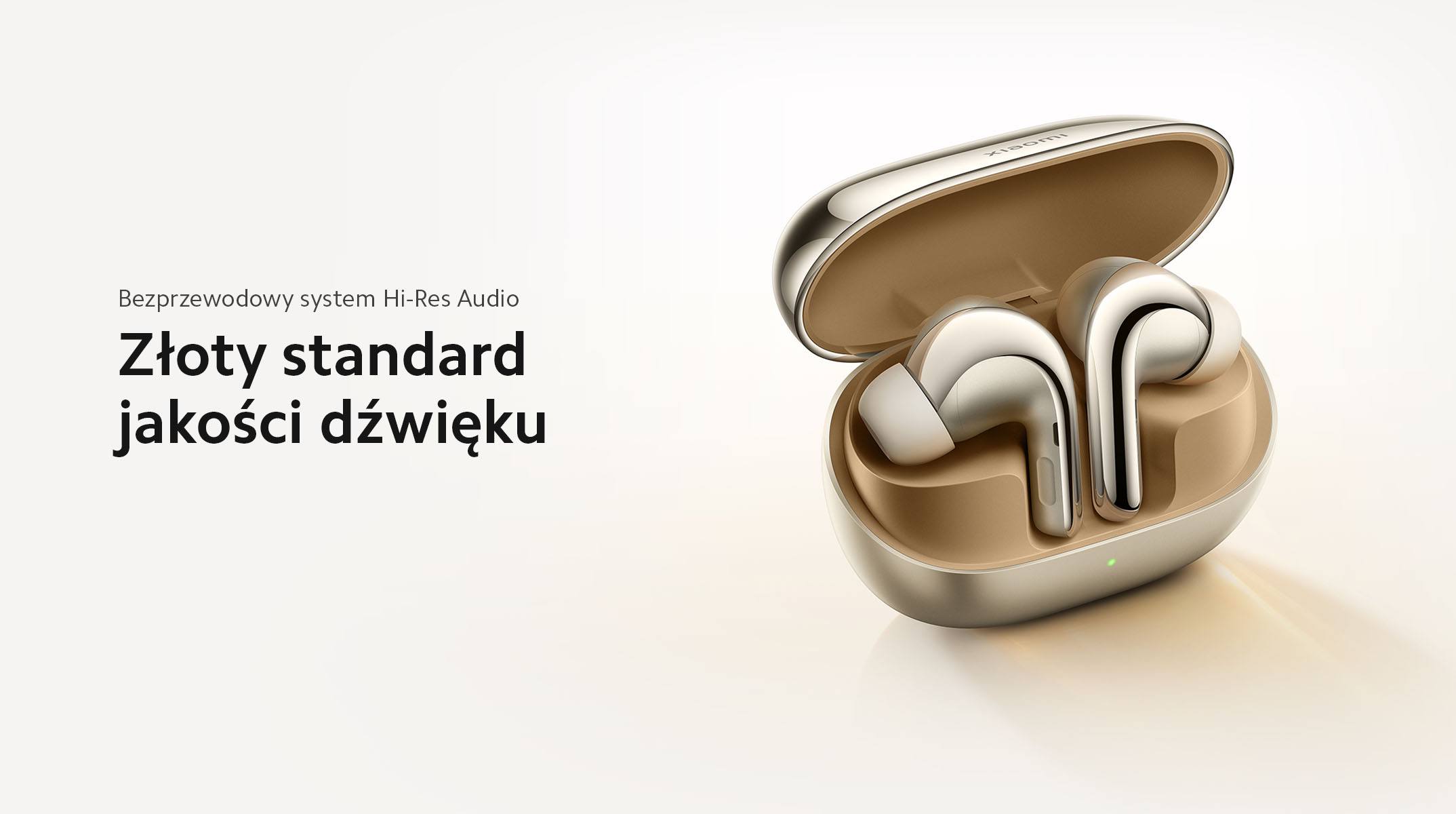 Xiaomi Buds 4 Pro - Dźwięk Hi-Res LDAC firmy Sony
