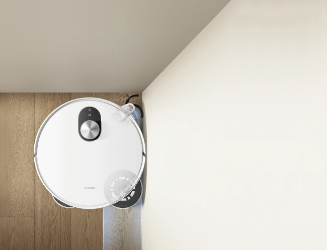 Xiaomi Robot Vacuum 5 — wysuwana szczotka i moduł mopa do czyszczenia przy listwach