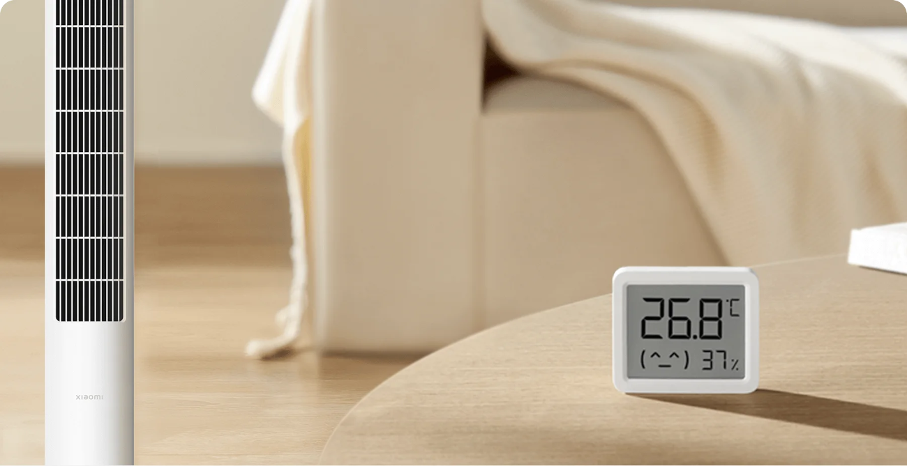 Xiaomi 3 Mini z aplikacją Xiaomi Home — automatyczne sterowanie wentylatorem po przekroczeniu progu temperatury