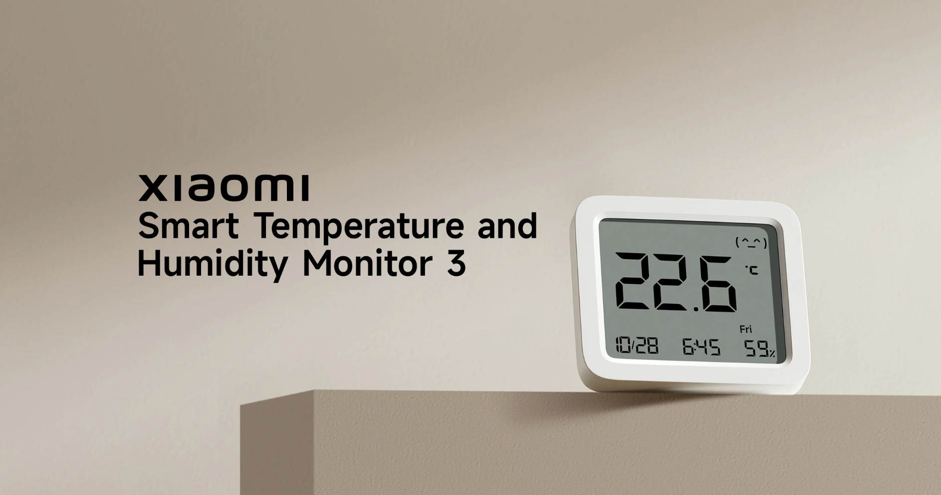 Xiaomi Smart Temperature and Humidity Monitor 3