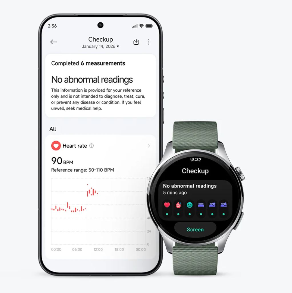 Xiaomi Watch 5 tervis